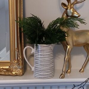 White‎ & Blue Pitcher denim blue collection by home